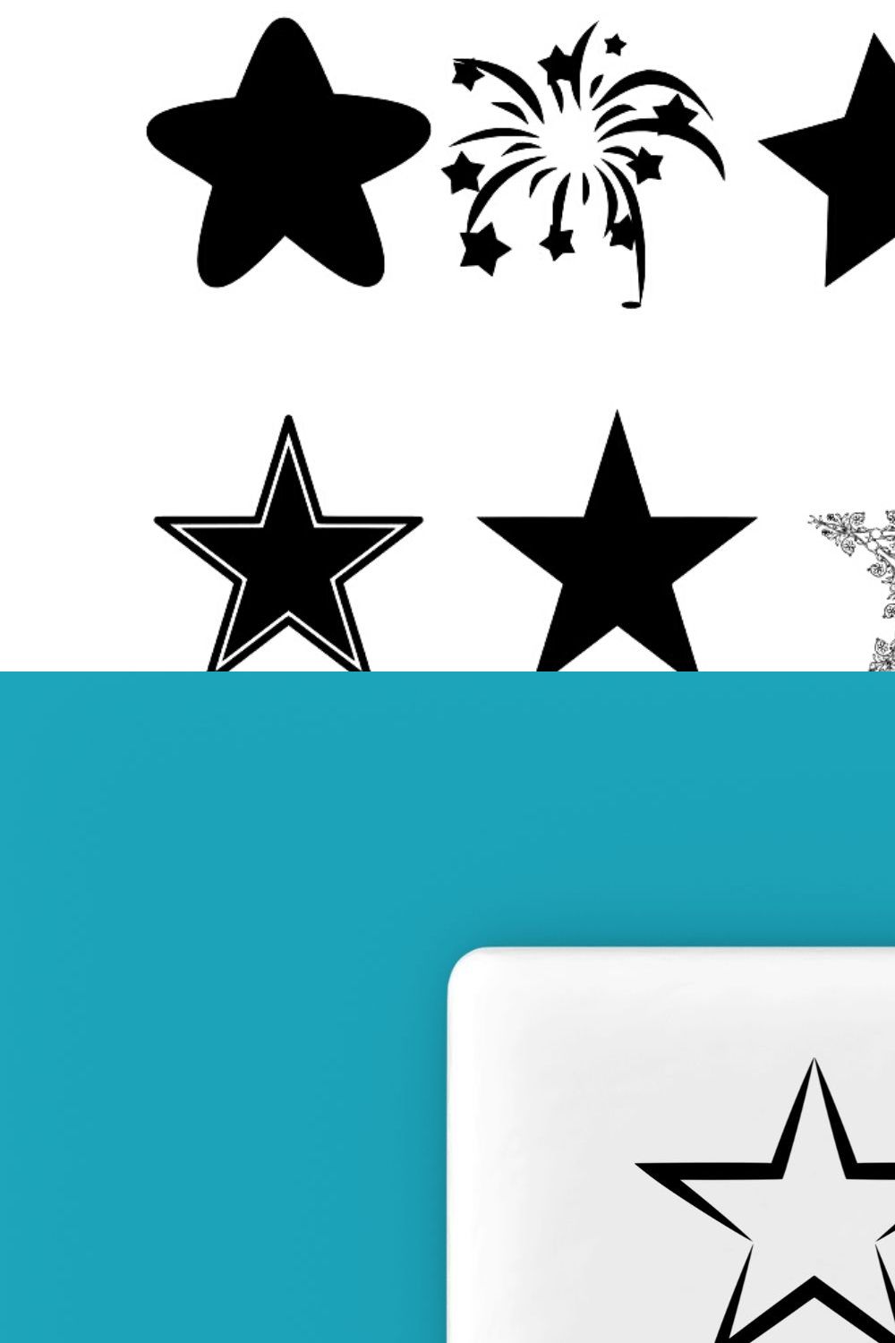 Star Silhouette pinterest preview image.