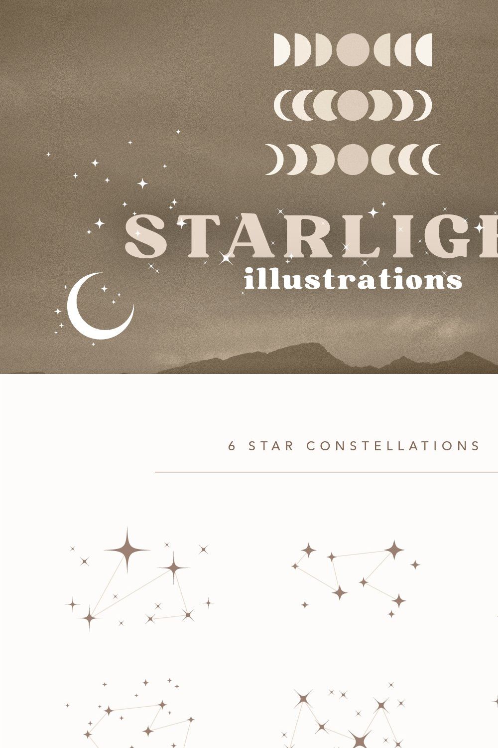 starlight illustrations pinterest preview image.