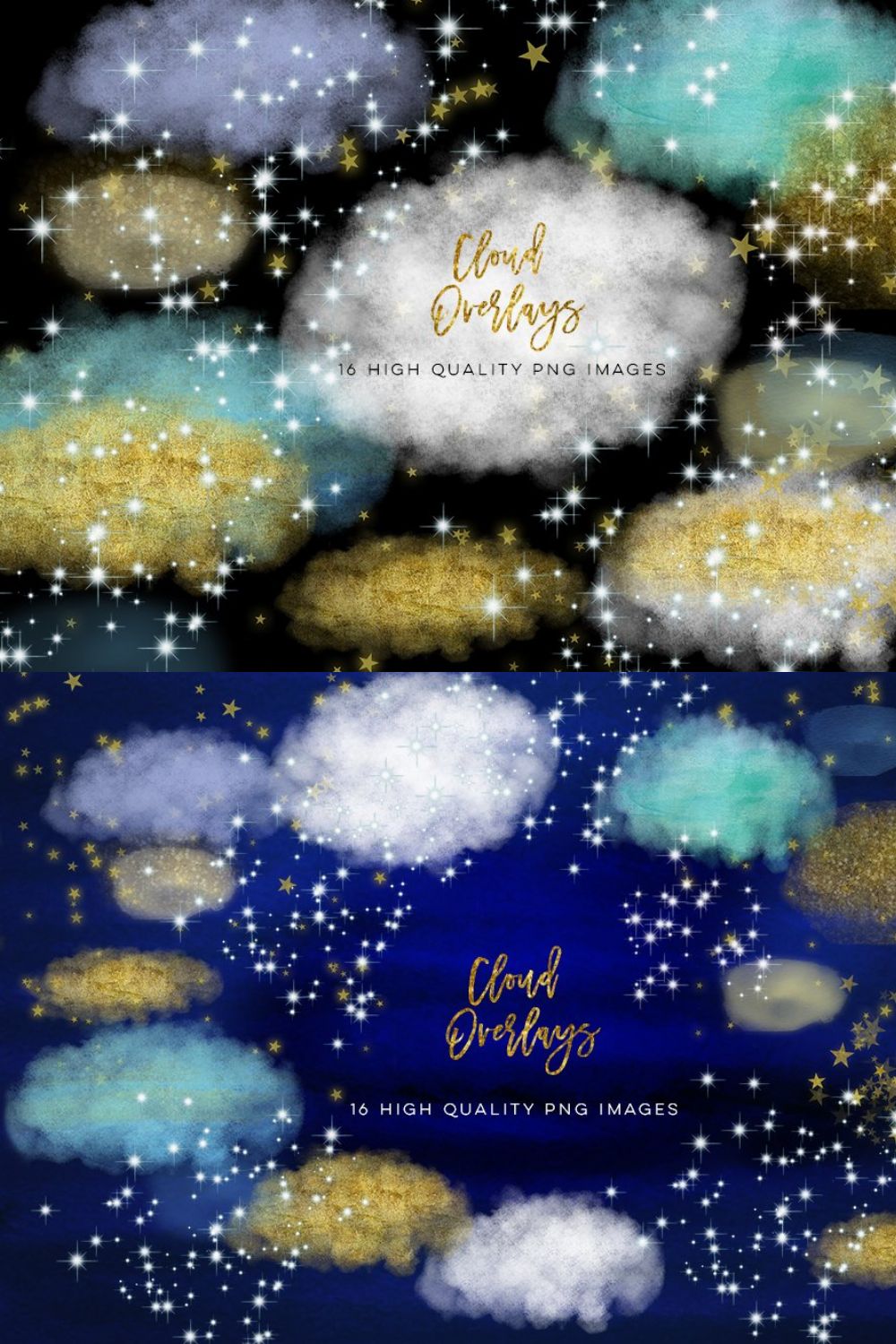 Starry Night Overlays, Star clipart pinterest preview image.