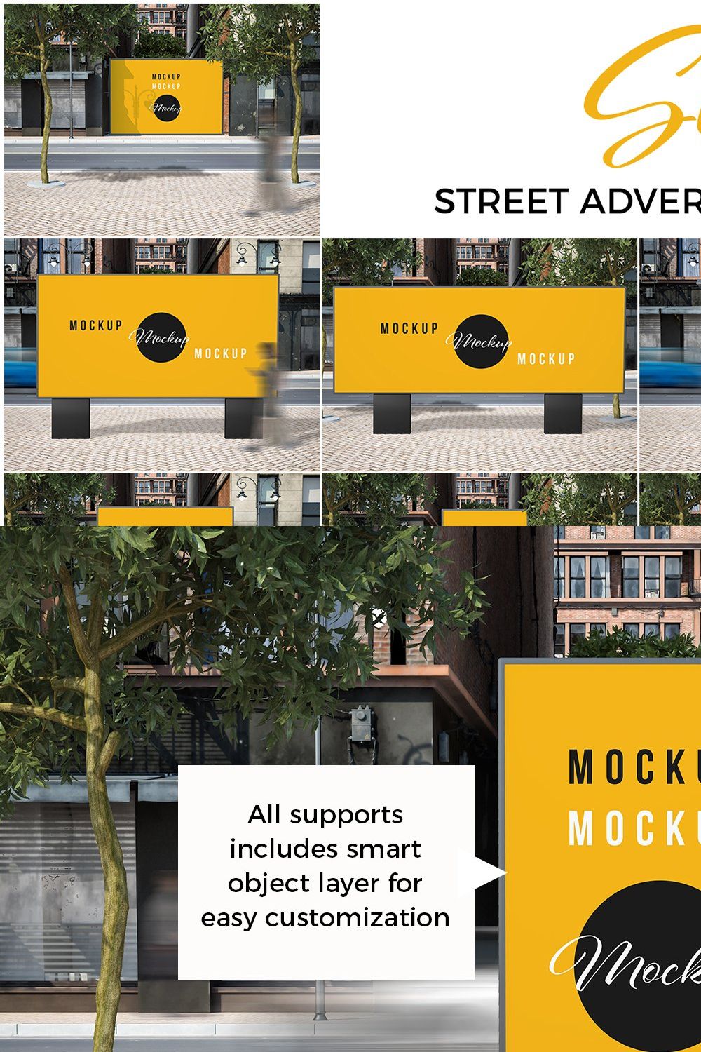 Street Advertising Scene Creator pinterest preview image.