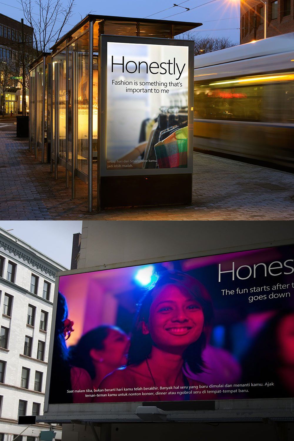 Street Billboard Mockup pinterest preview image.