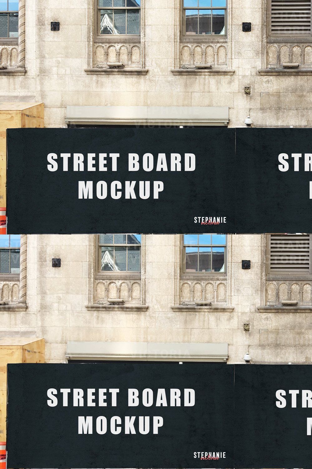 Street Boards Mockup pinterest preview image.