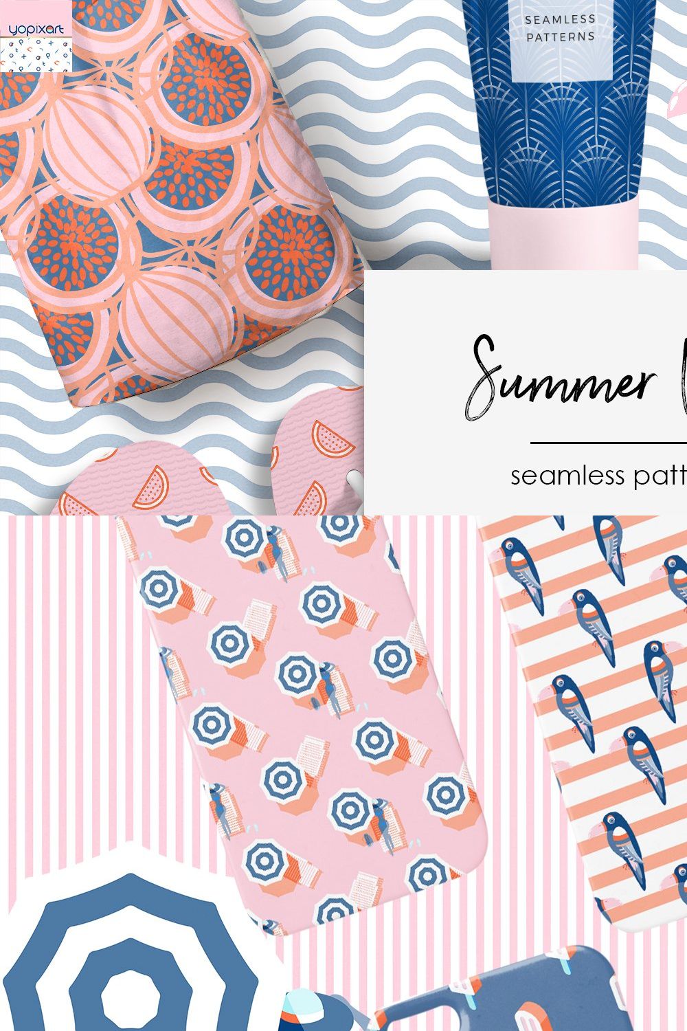Summer Vibes - Graphics & Patterns pinterest preview image.