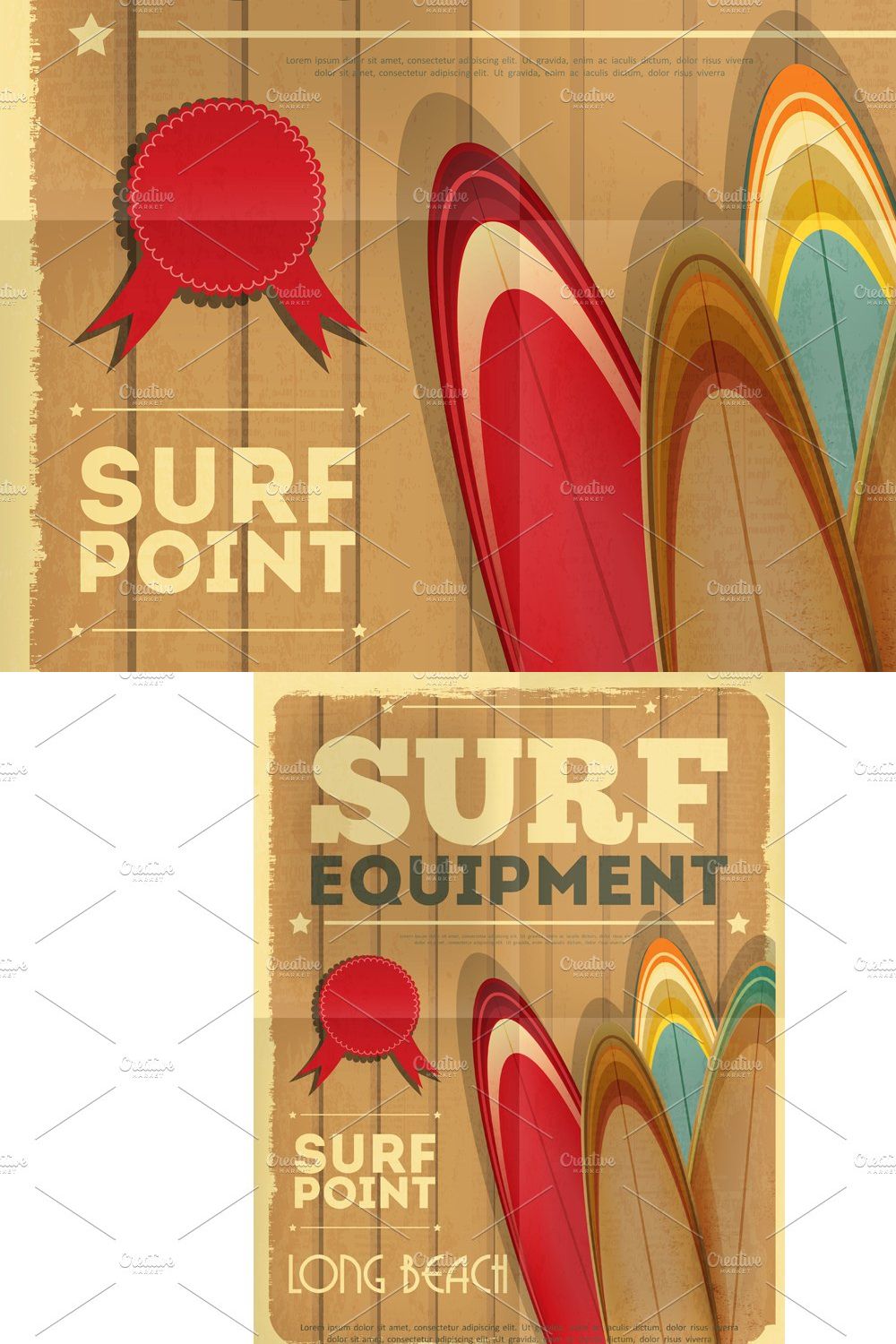 surfing poster pinterest preview image.