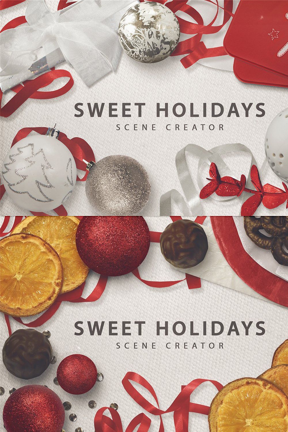 Sweet Holidays Scene Creator! pinterest preview image.