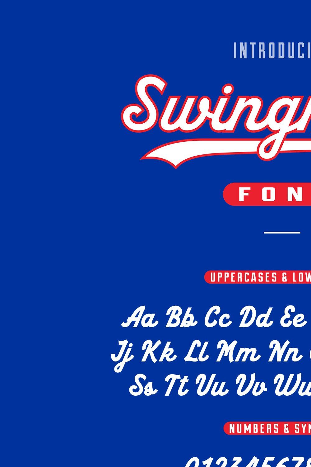 Swingman Font pinterest preview image.