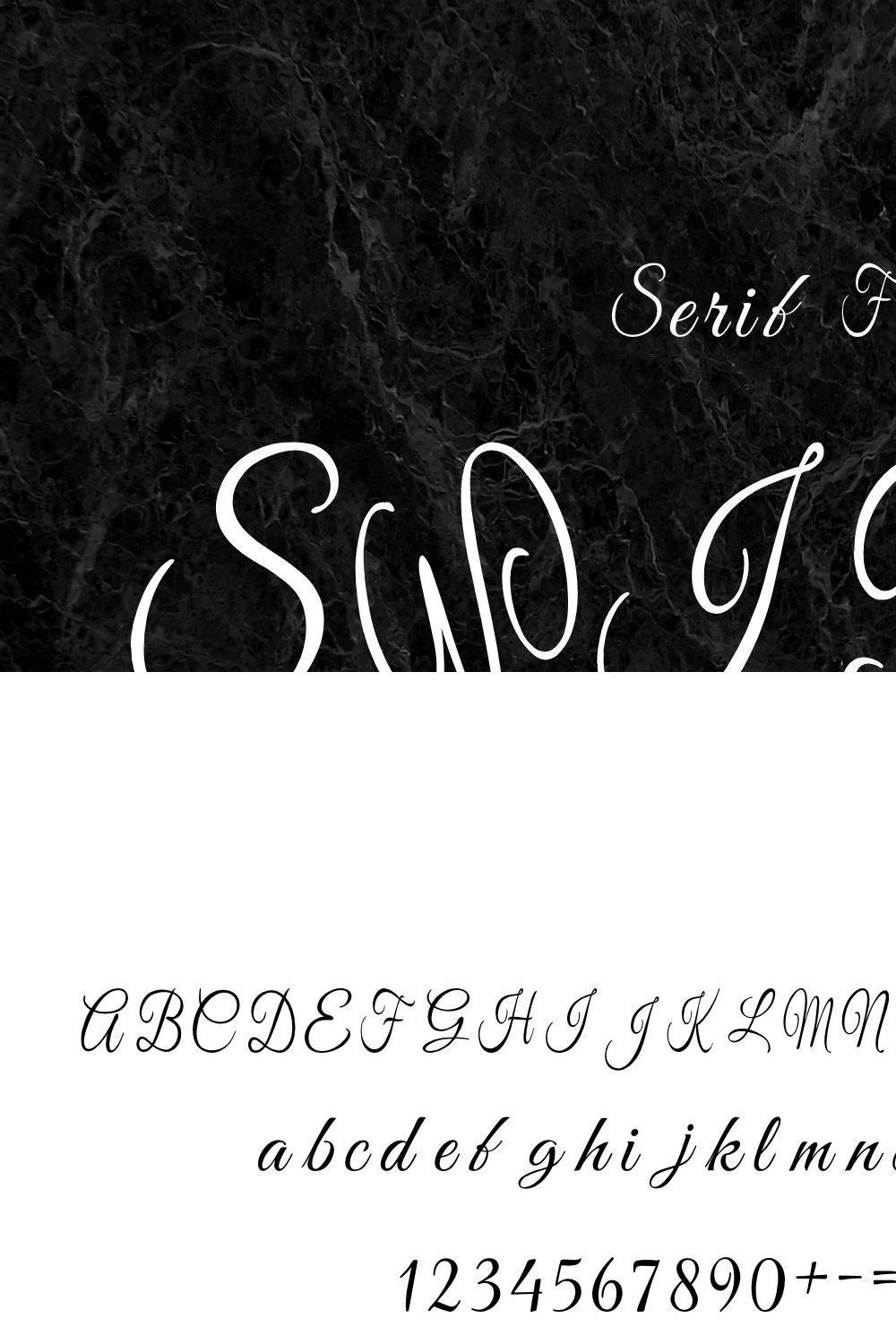 Swirly - Modern Typeface pinterest preview image.