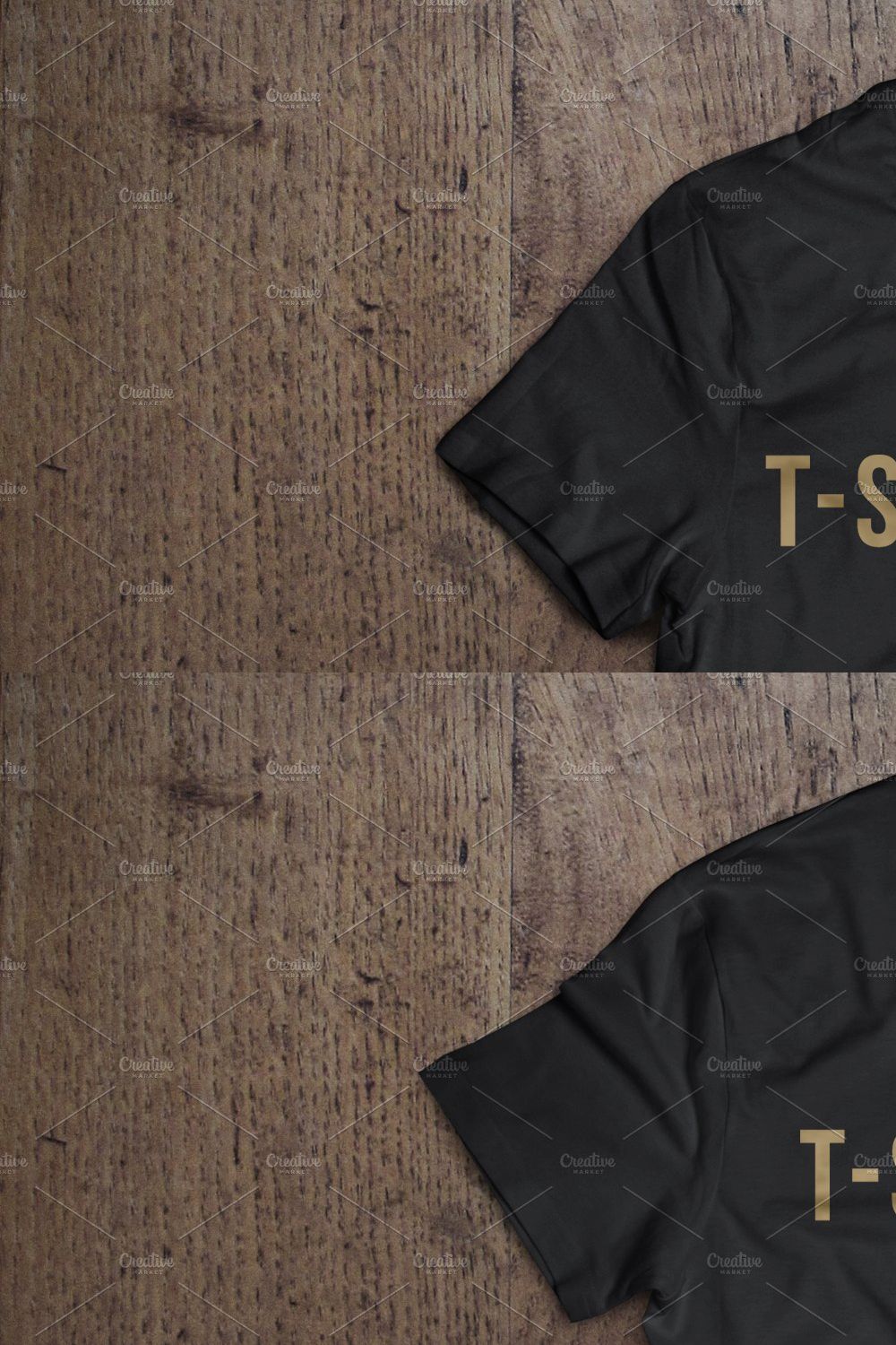 T-Shirt Mockups (Front and Back) pinterest preview image.