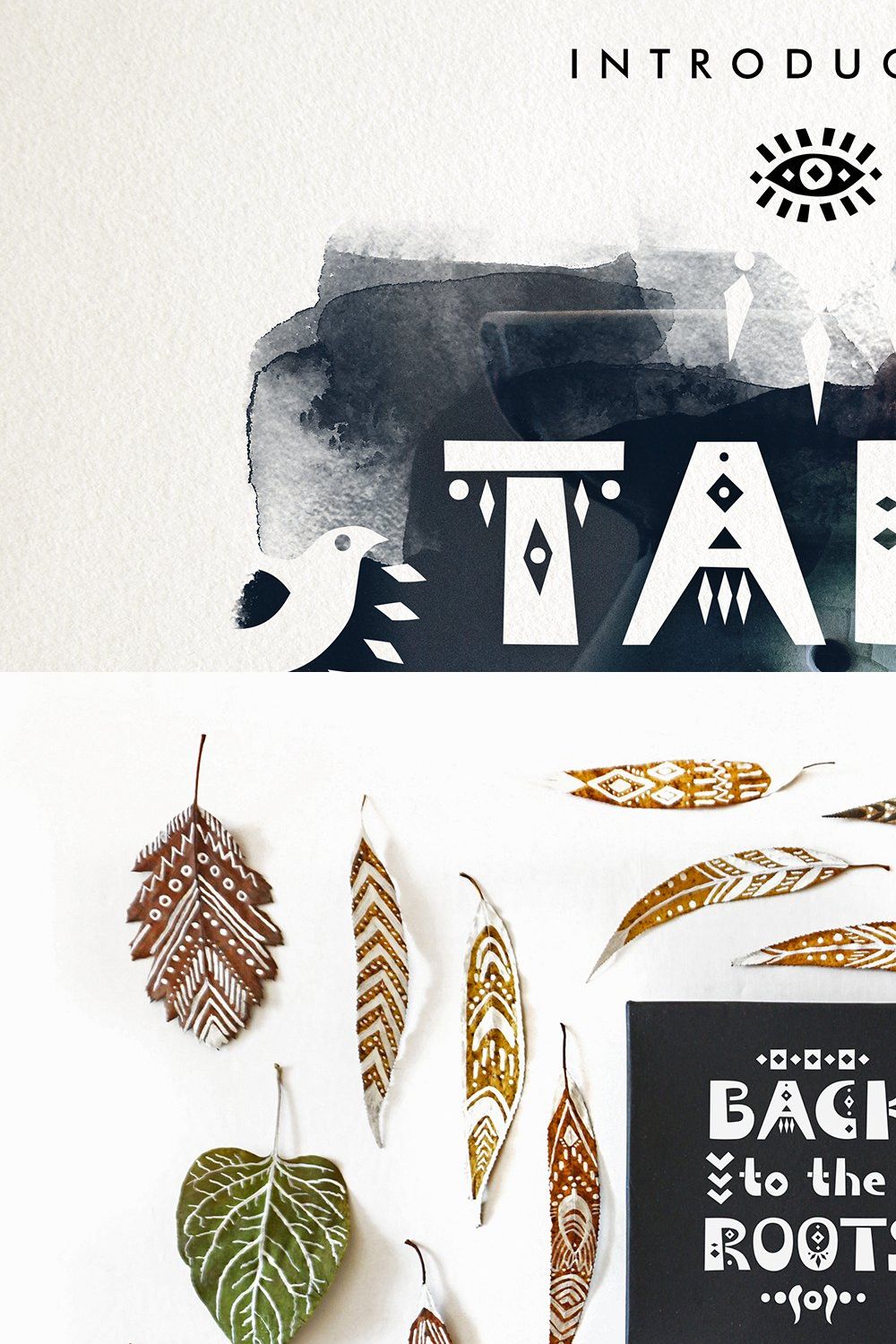 Tabu - Tribal Font Family pinterest preview image.