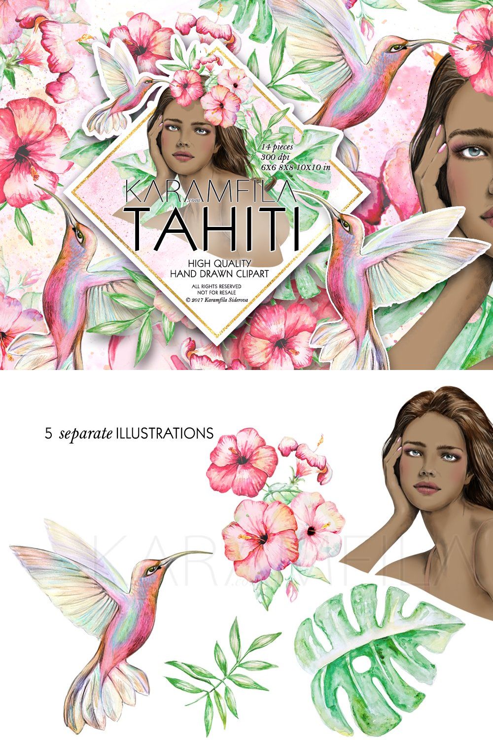 Tahiti pinterest preview image.