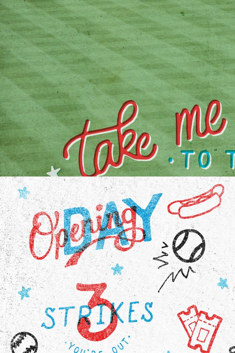 Take Me Out to the Ball Game pinterest preview image.