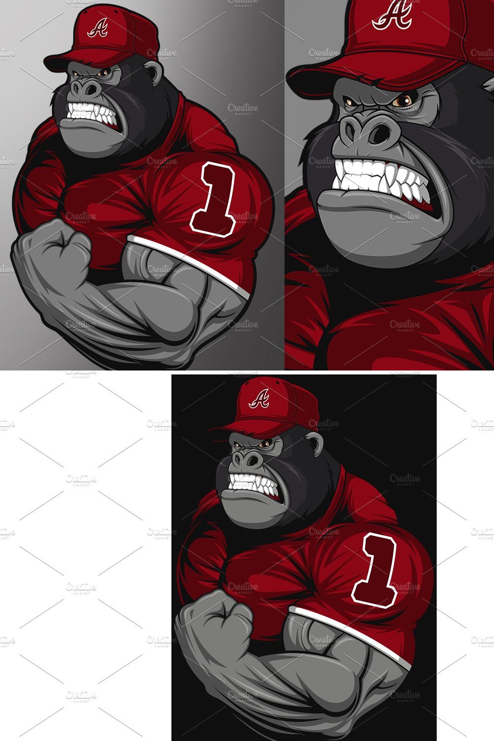 Terrible gorilla athlete pinterest preview image.