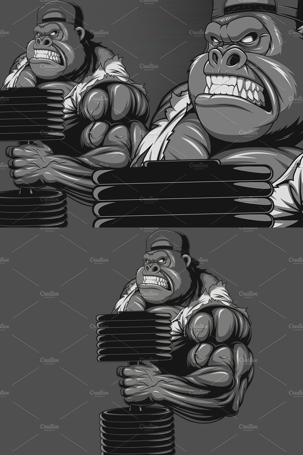 Terrible gorilla athlete pinterest preview image.