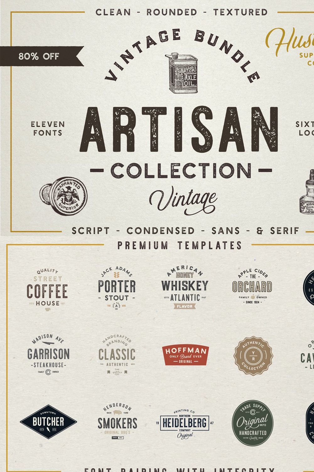 The Artisan Collection pinterest preview image.