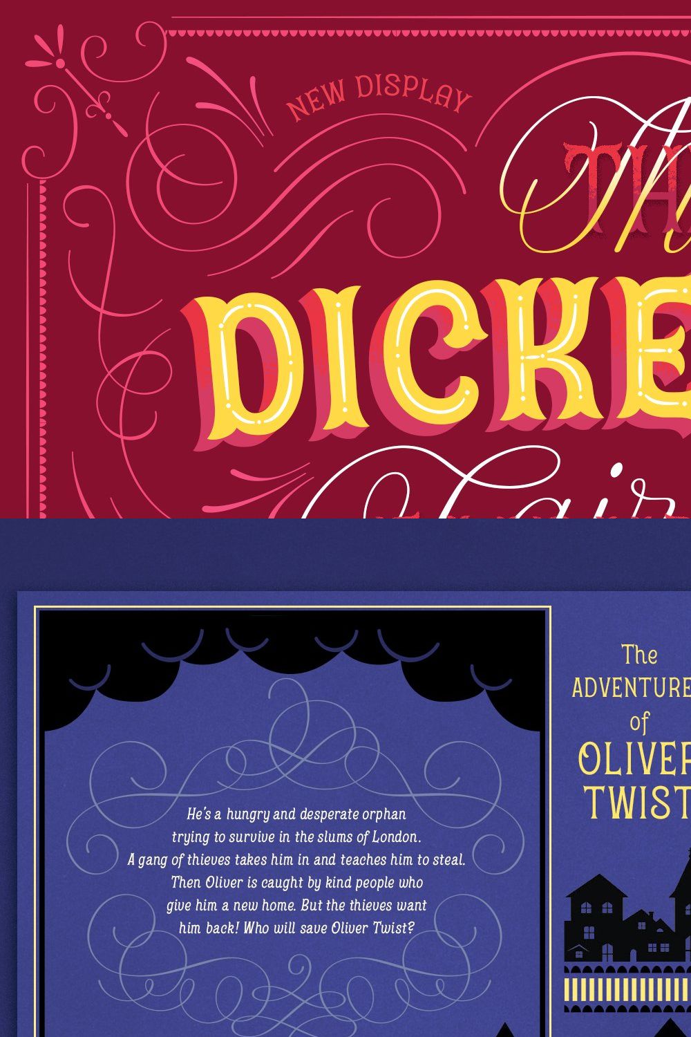 The Dickens's Fairytale • Collection pinterest preview image.