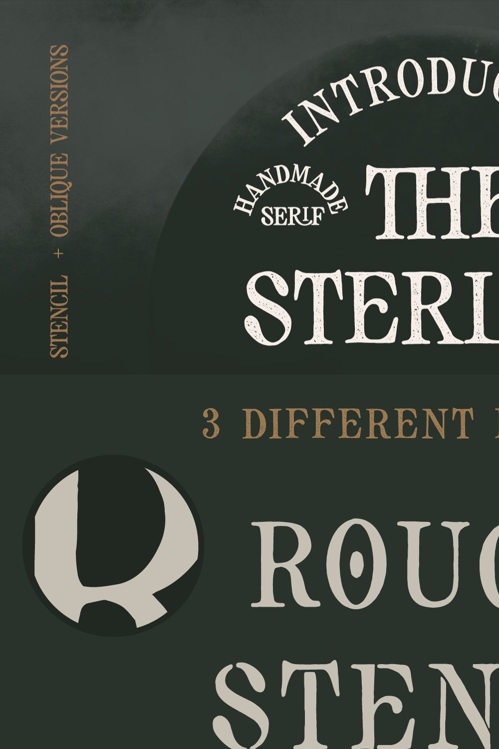 The Sterling Bros | Vintage Serif pinterest preview image.