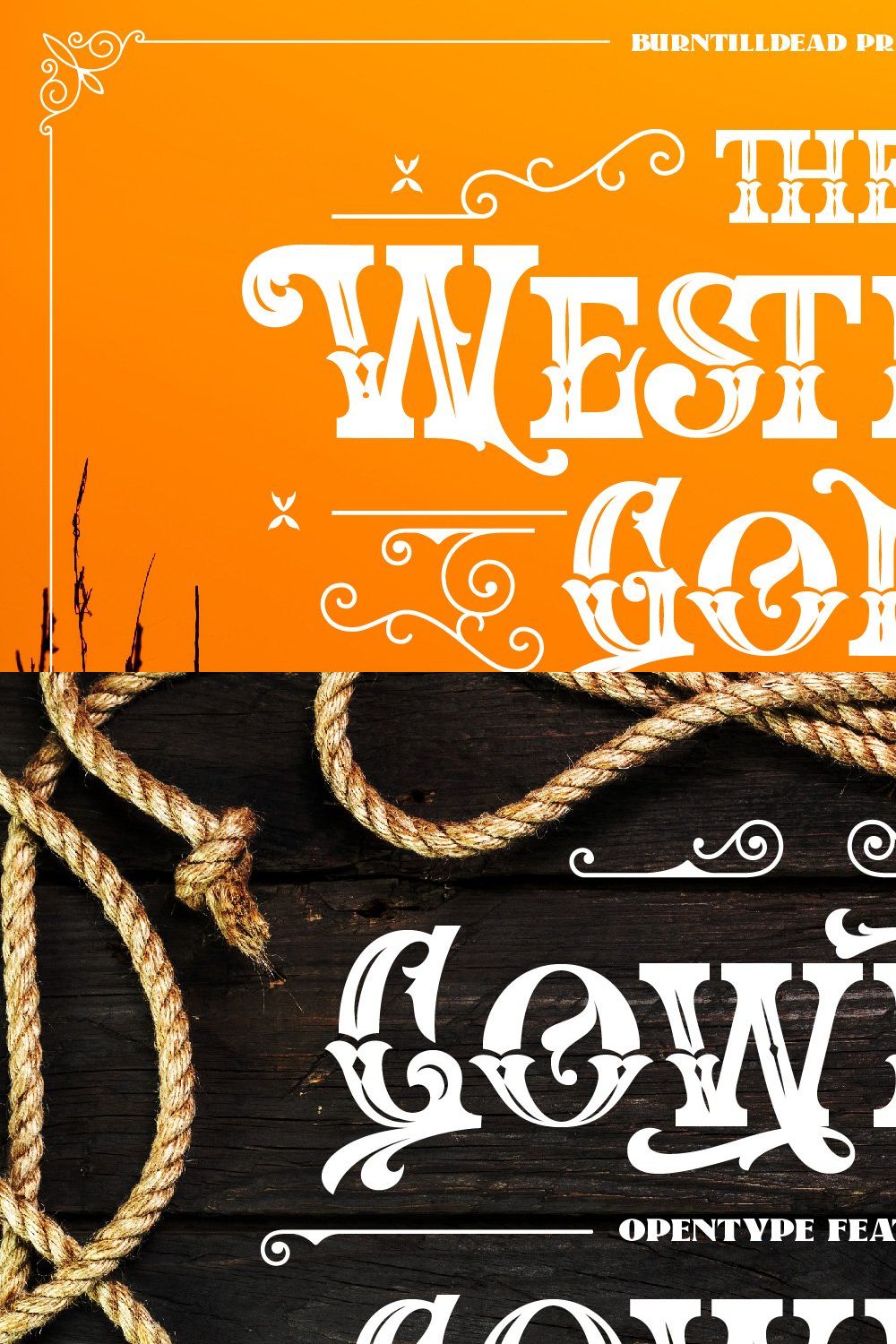 The Western Gold pinterest preview image.