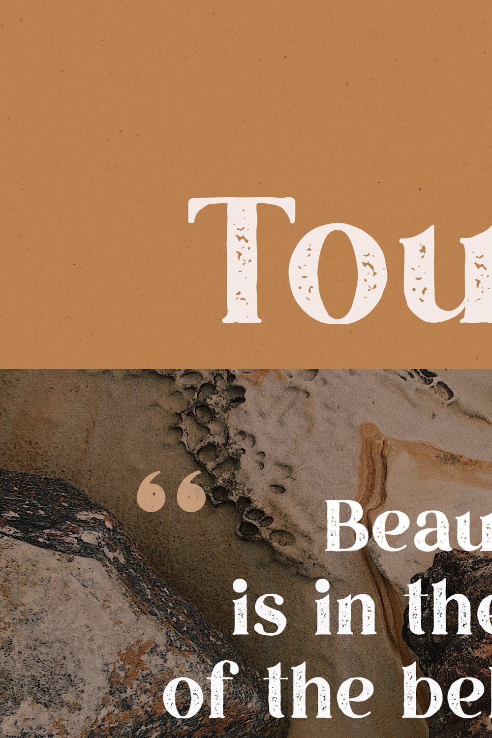 Touch | Serif Font pinterest preview image.