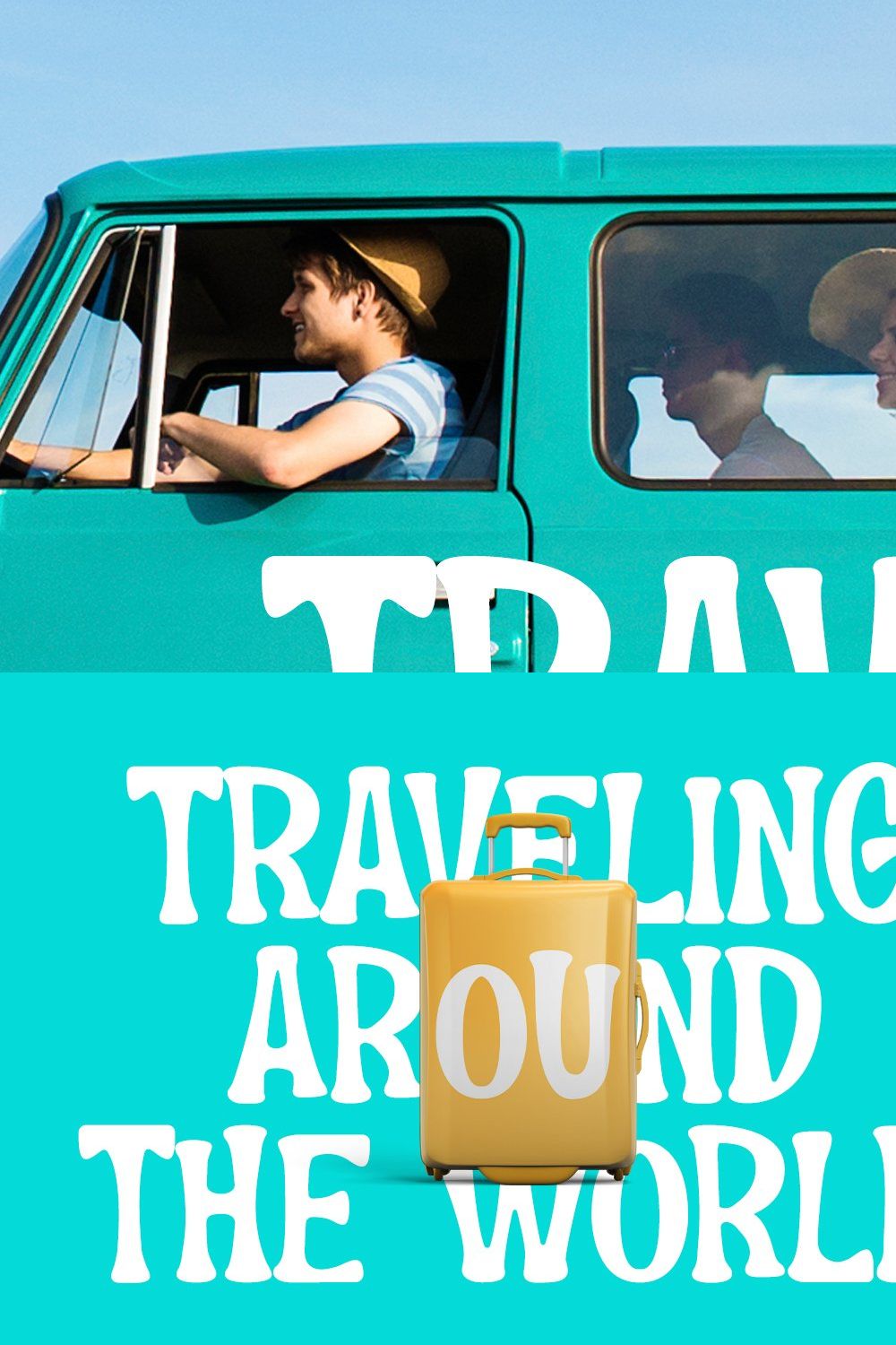 Travelista – Vacation Display Font pinterest preview image.