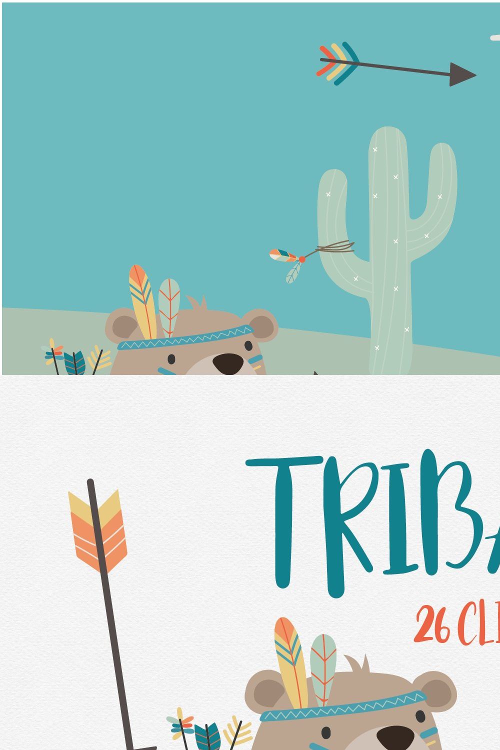 Tribal Forest pinterest preview image.