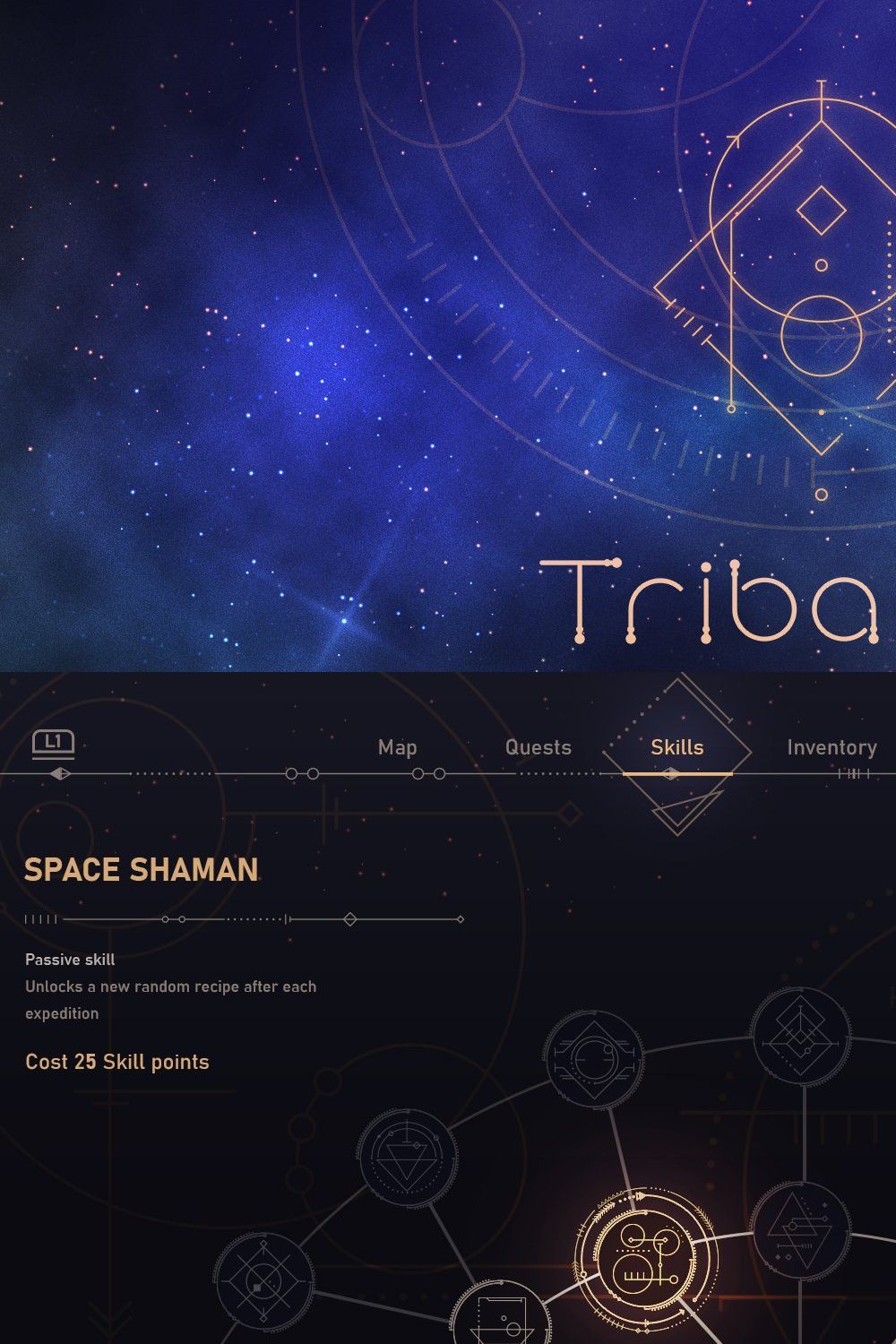 Tribal UI Set pinterest preview image.