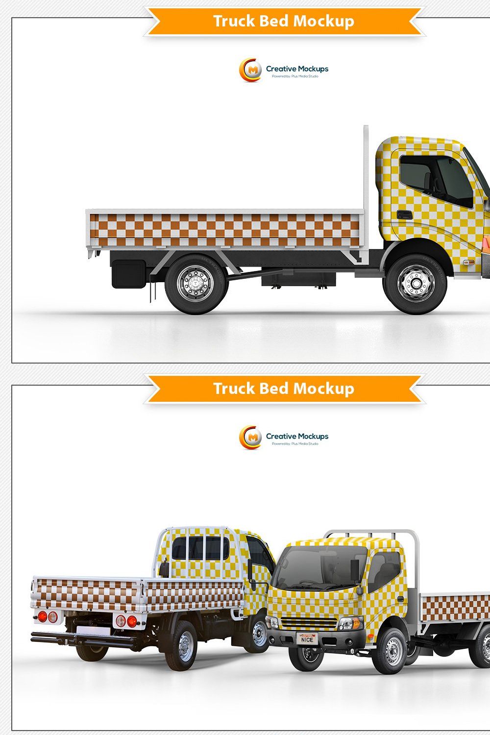 Truck Bed Mock-Up pinterest preview image.