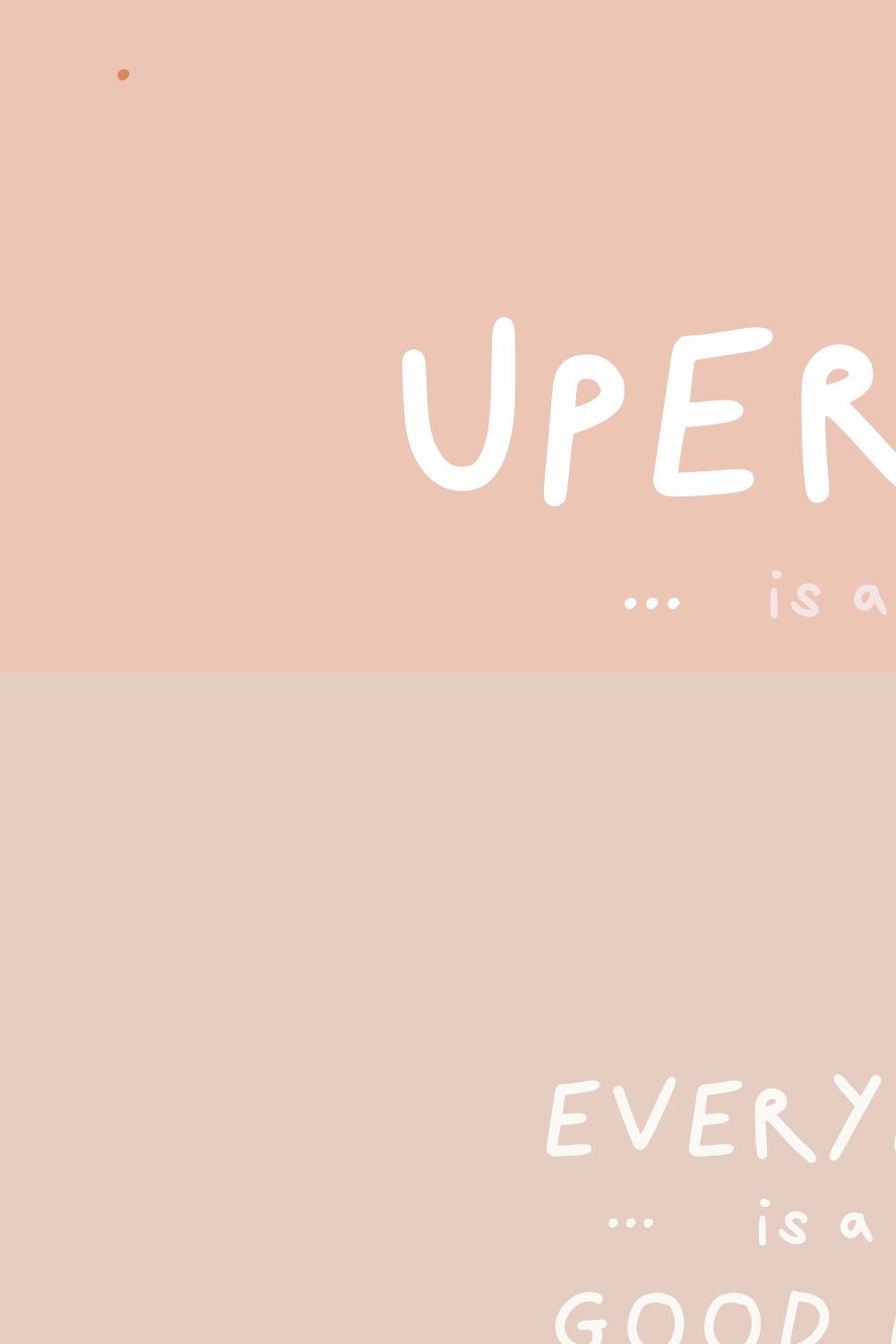 Uperty: Simple Boho Handwritten Font pinterest preview image.