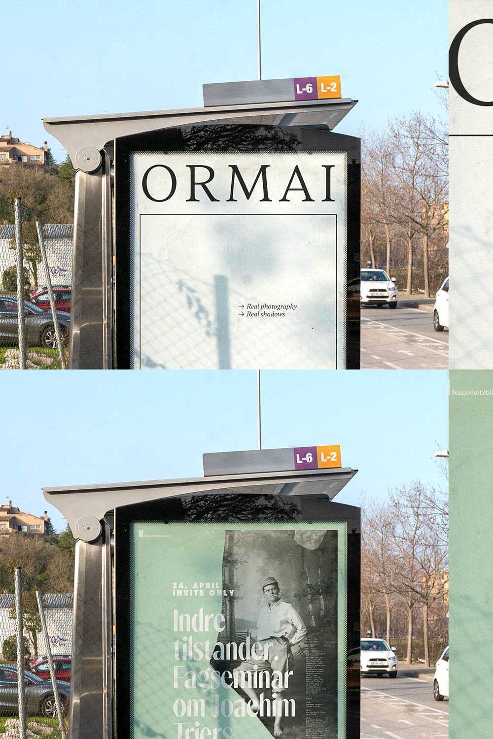 Urban Billboard Ad Mockup - OCM2 pinterest preview image.