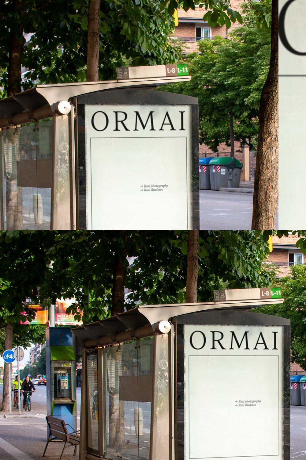 Urban Billboard Ad Mockup - OCM8 pinterest preview image.