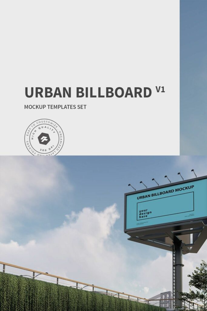 Urban Road Billboard   Mockup Vol02   MasterBundles