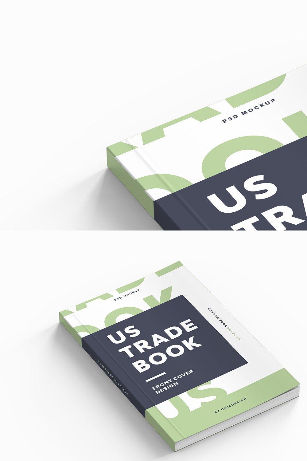 US Trade Book Mockup pinterest preview image.