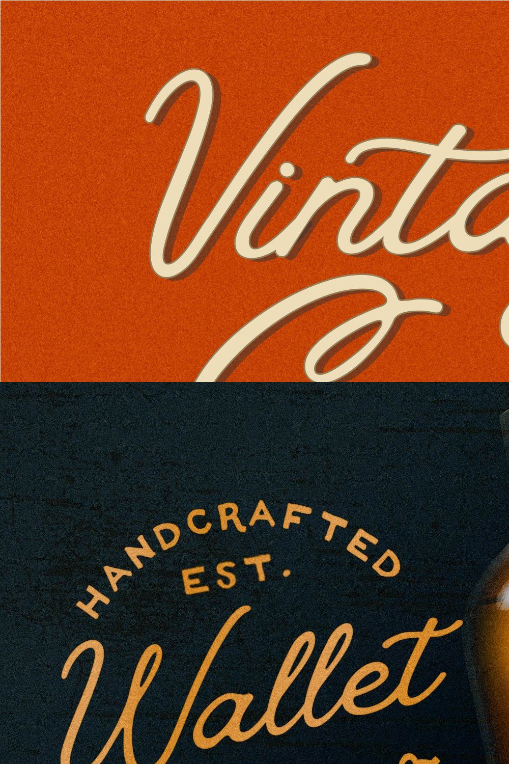 Vintage Goods Script pinterest preview image.