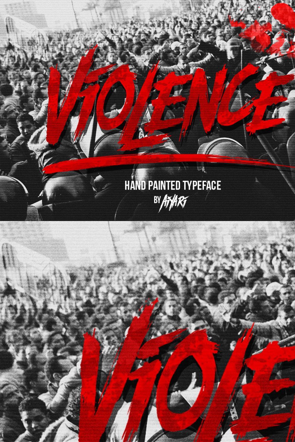 Violence+Swashes pinterest preview image.