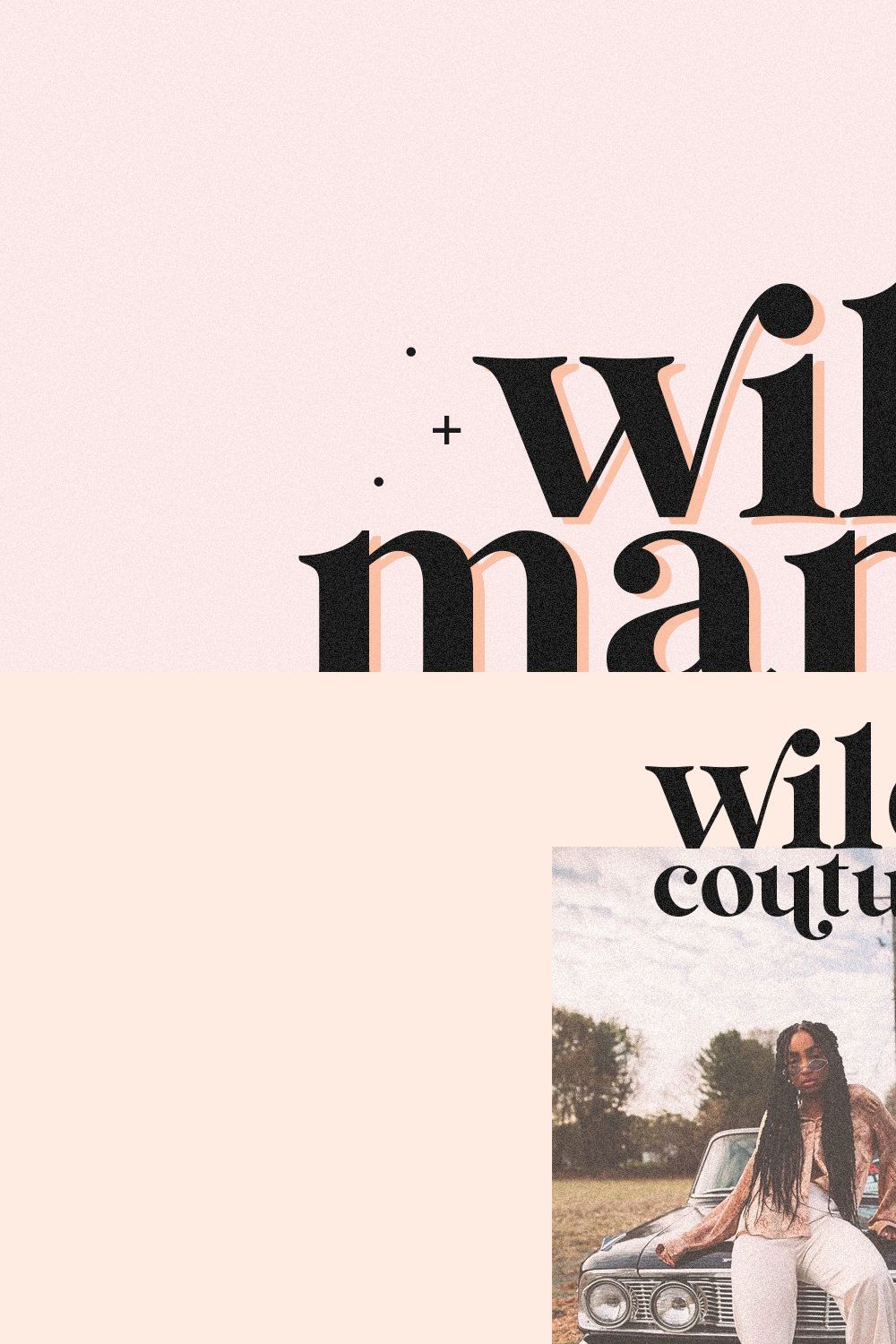 Wild Mango | Modern Serif Font pinterest preview image.