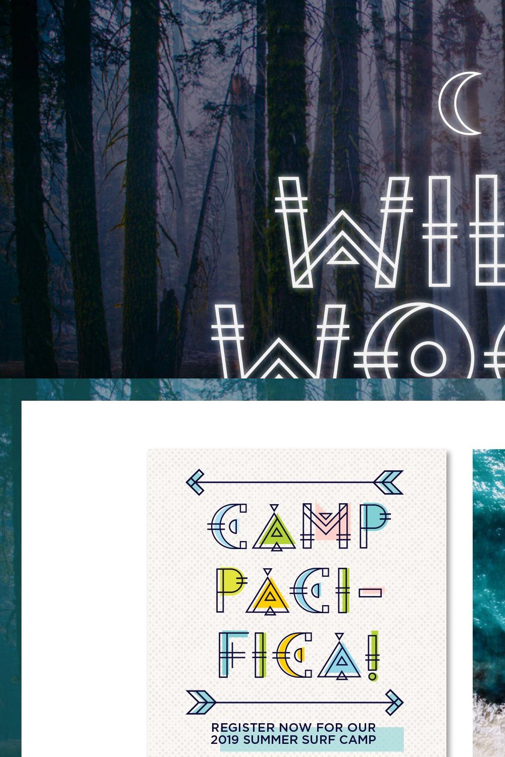 Wild Wood Font + Extras pinterest preview image.