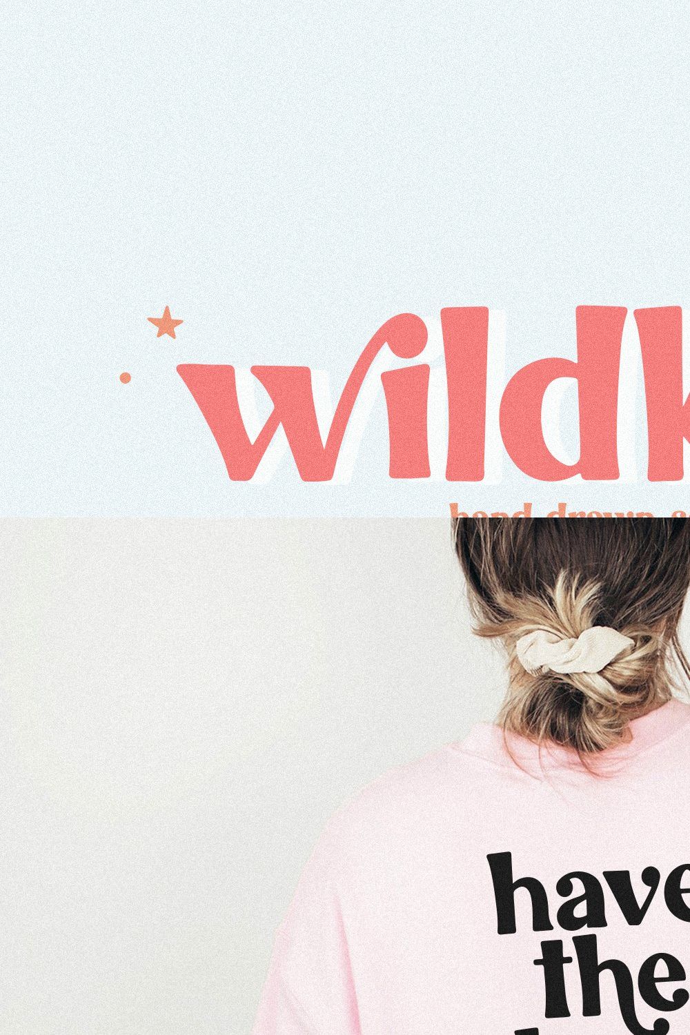 Wildkind | Boho Serif Font pinterest preview image.