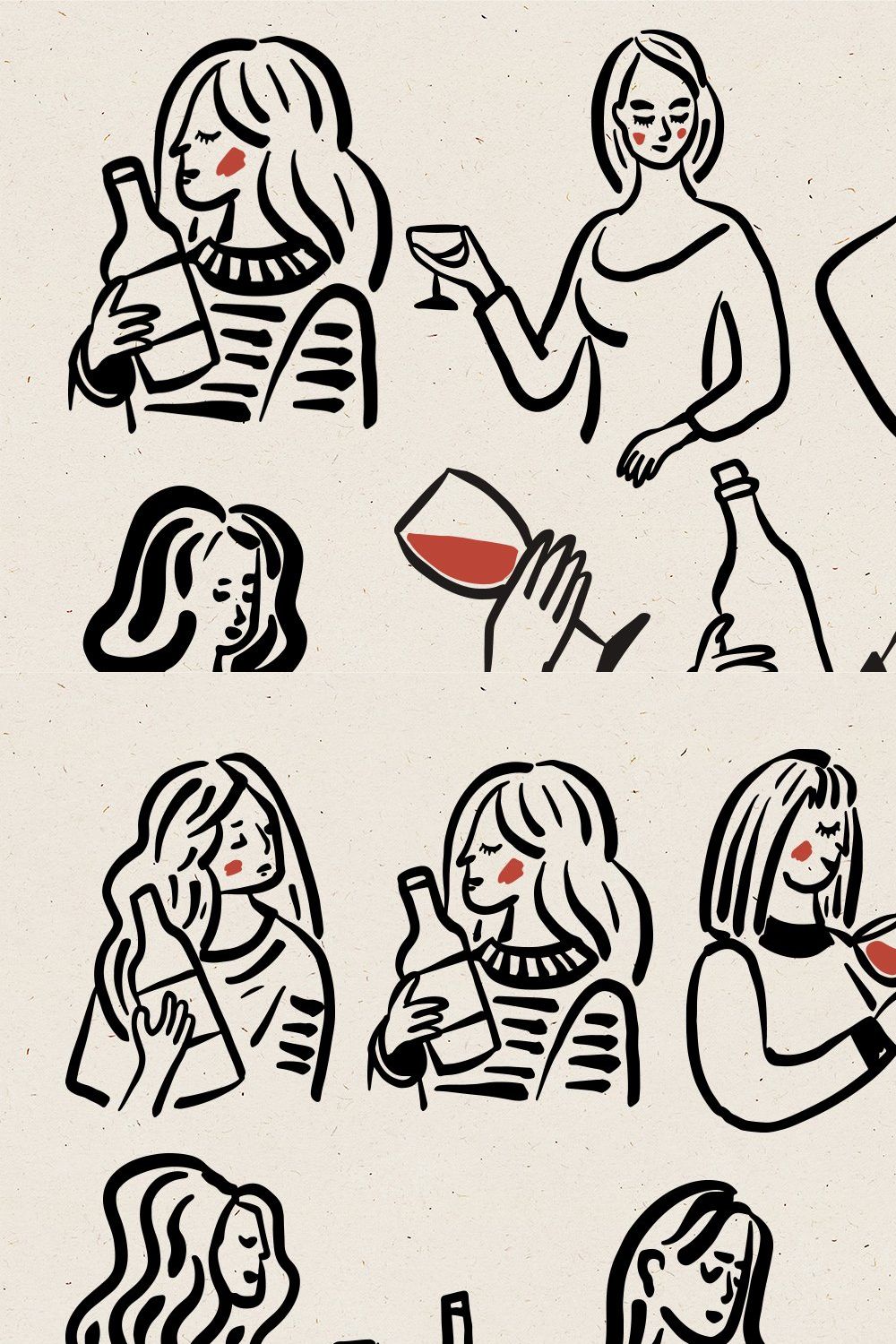 Wine Culture Clipart pinterest preview image.