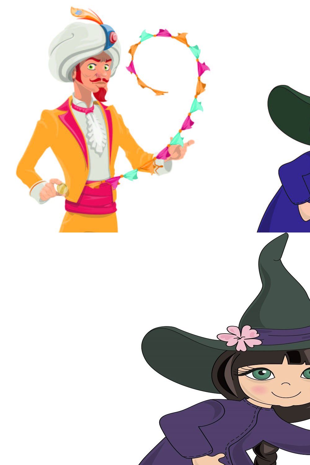 Wizard Magic Clipart pinterest preview image.