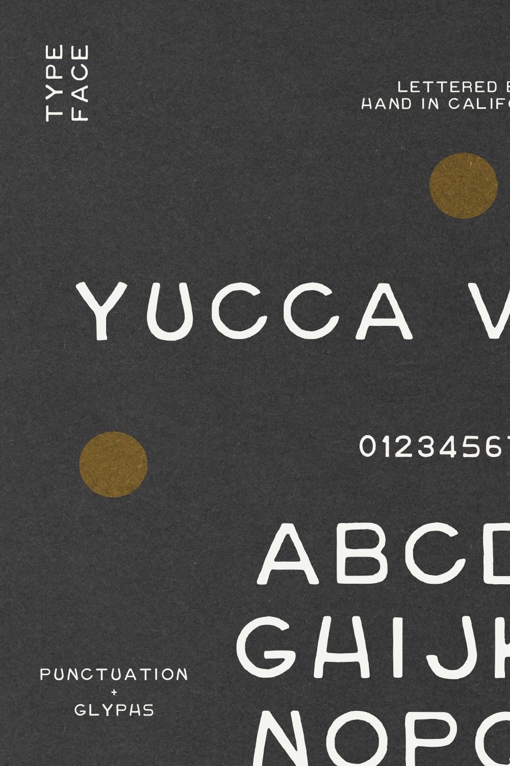 Yucca Valley | Hand Drawn Sans Serif pinterest preview image.