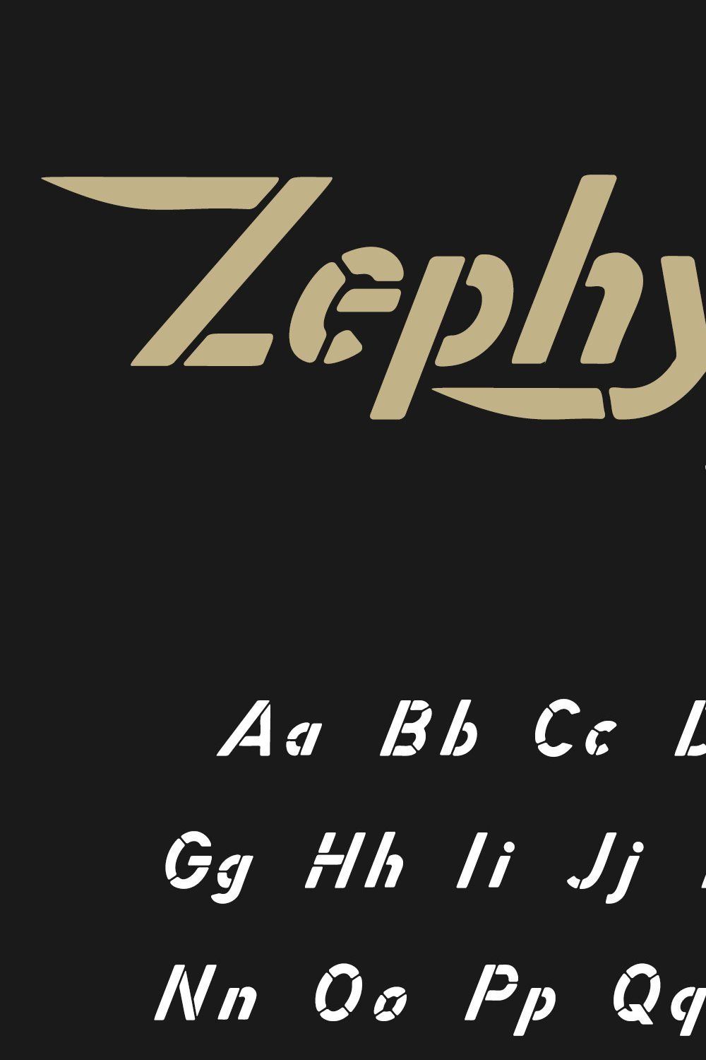 Zephyr Stencil pinterest preview image.