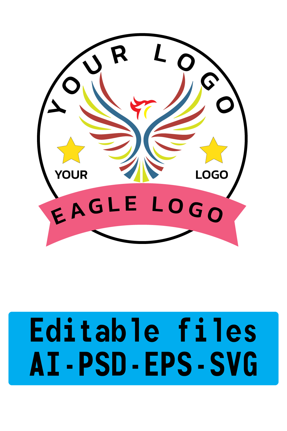 Eagle Logo pinterest preview image.