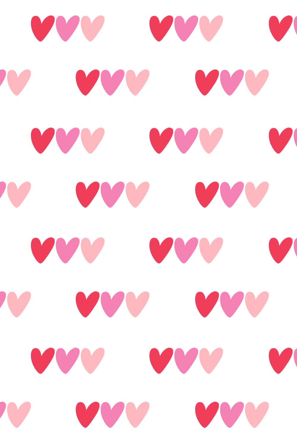 love pattern pinterest preview image.