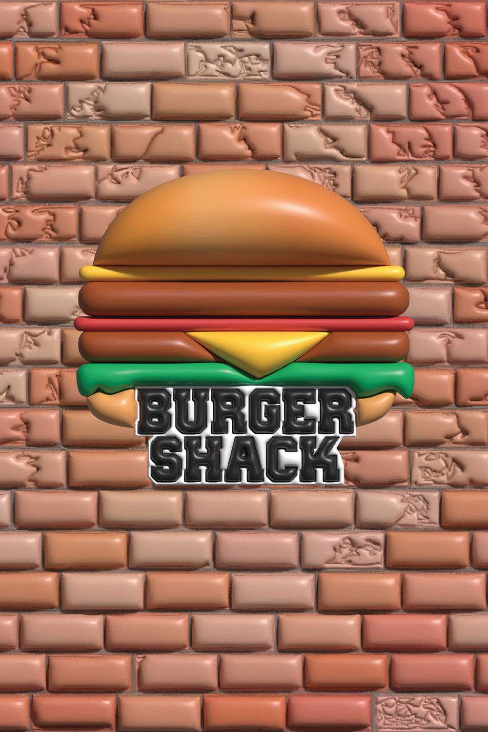 Burger Shack (Burger Shop) Logo pinterest preview image.