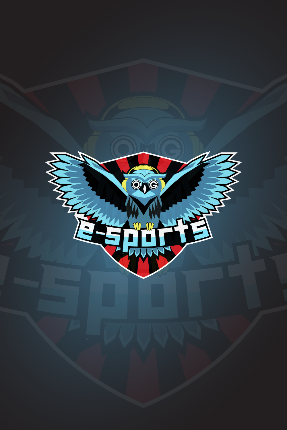 Esports logo | Owl sports logo pinterest preview image.