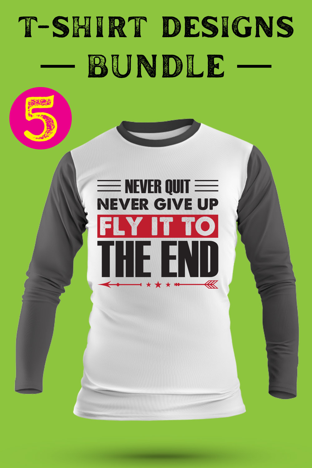 Aviation T Shirt Designs Bundle pinterest preview image.