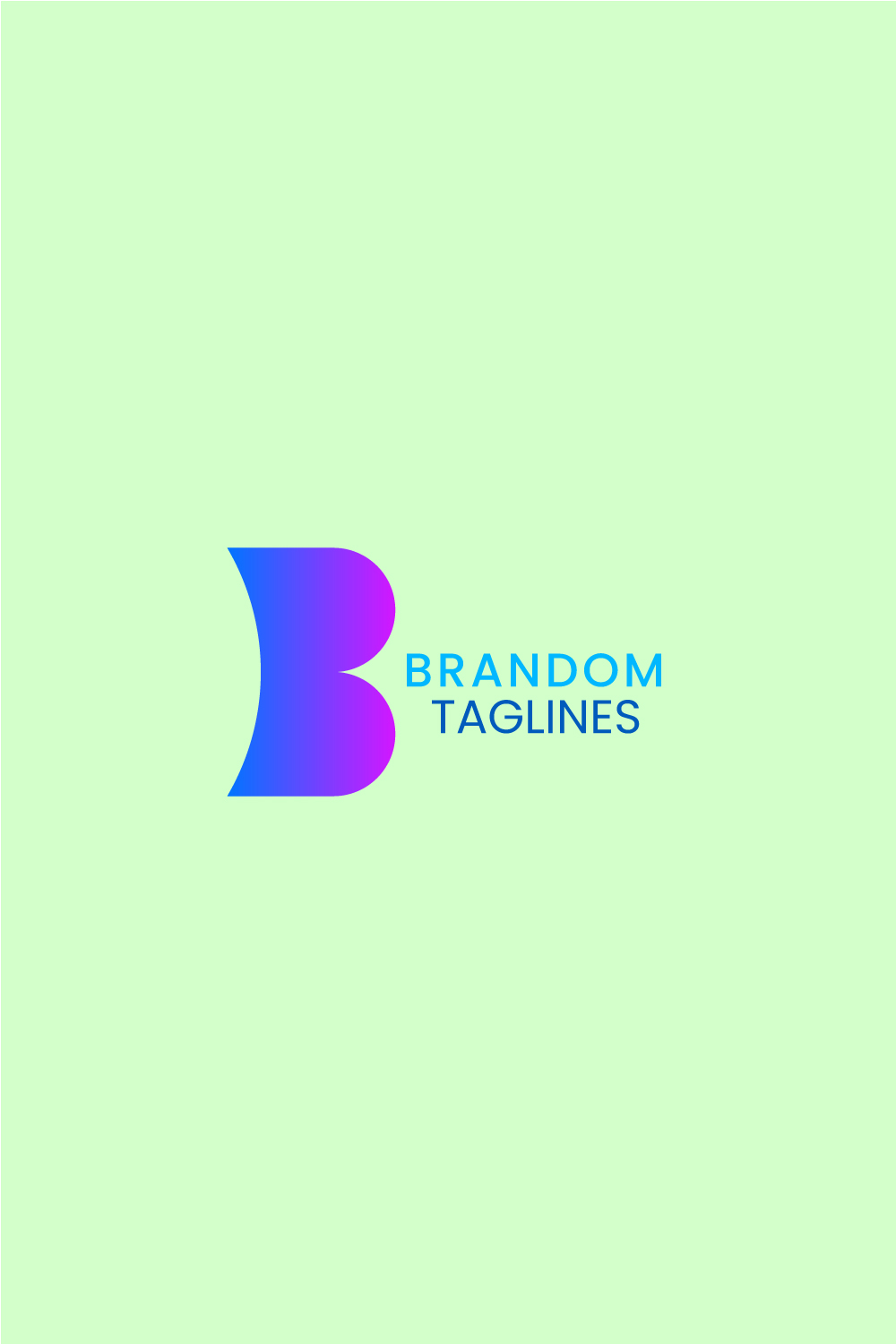 Gradient Color Letter B Logo Abstract B Letter Logo Design pinterest preview image.