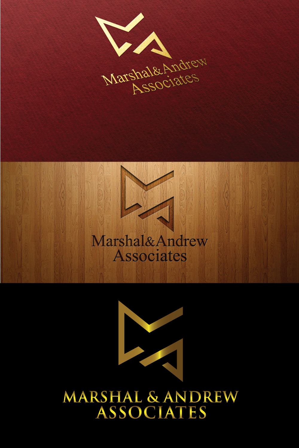 MA real estate logo (marshal and andrew associate) pinterest preview image.