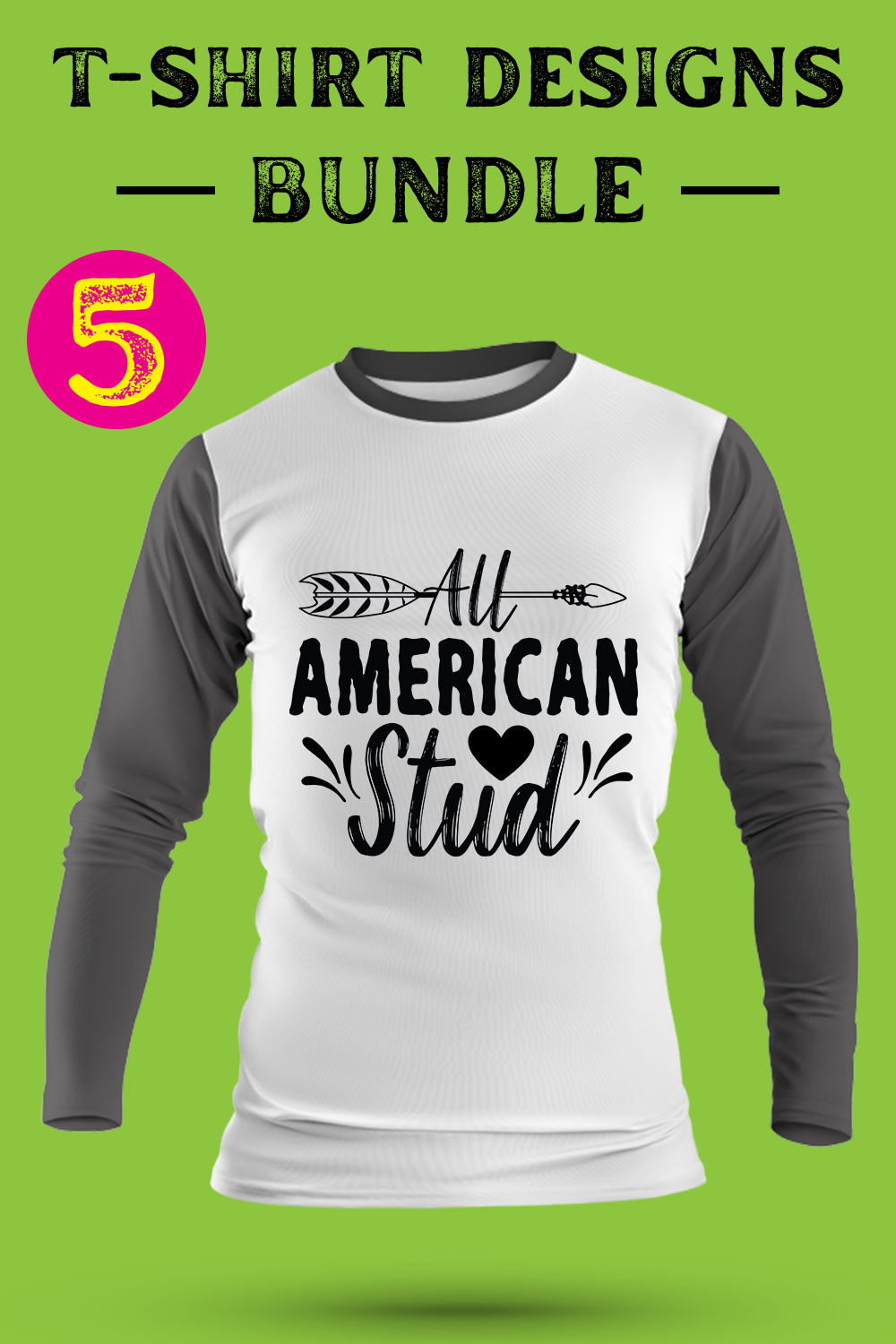 4th Of July T shirt Designs Bundle vol-22 pinterest preview image.