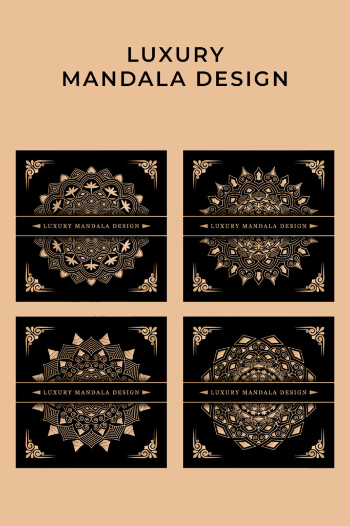 04 Luxury Mandala Design Bundle - MasterBundles