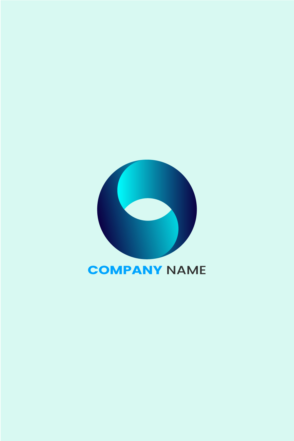 O Logo Initial O Letter Logo Gradient Color Letter O Logo pinterest preview image.
